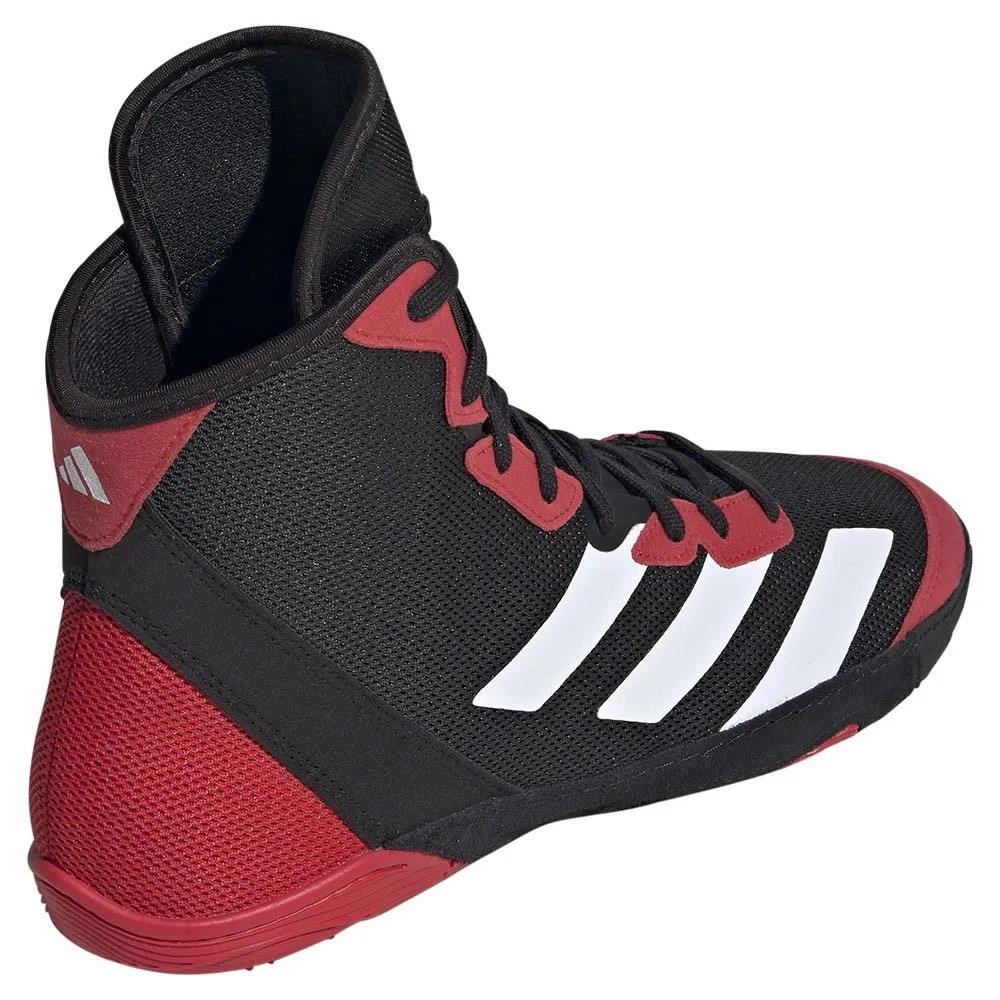 Adidas Adizero Wrestling Boots - Black/Red-Adidas