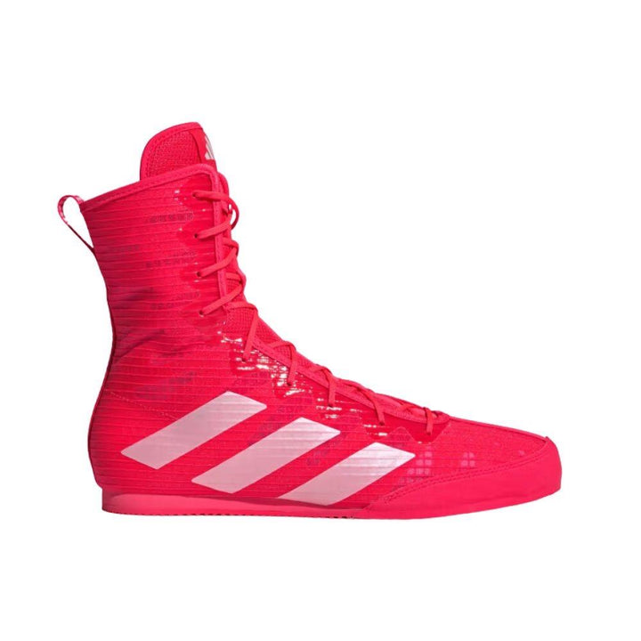 Adidas Box Hog 4 Boxing Boots - Lucid Red-Adidas