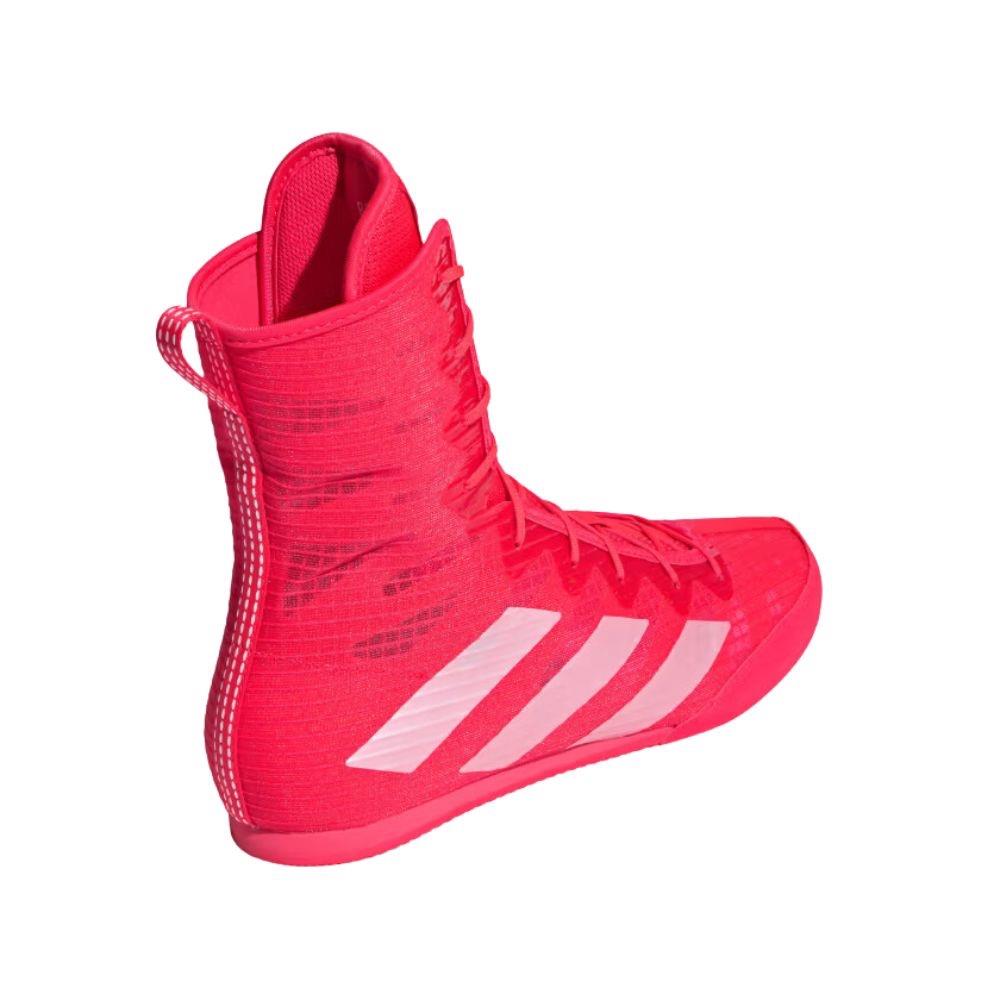 Adidas Box Hog 4 Boxing Boots - Lucid Red-Adidas