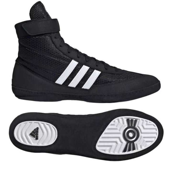 Adidas Combat Speed 4 Wrestling Boots - Black-Adidas