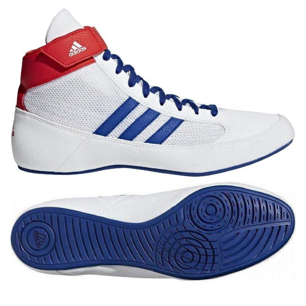 Adidas Havoc Adult Wrestling Boots - White