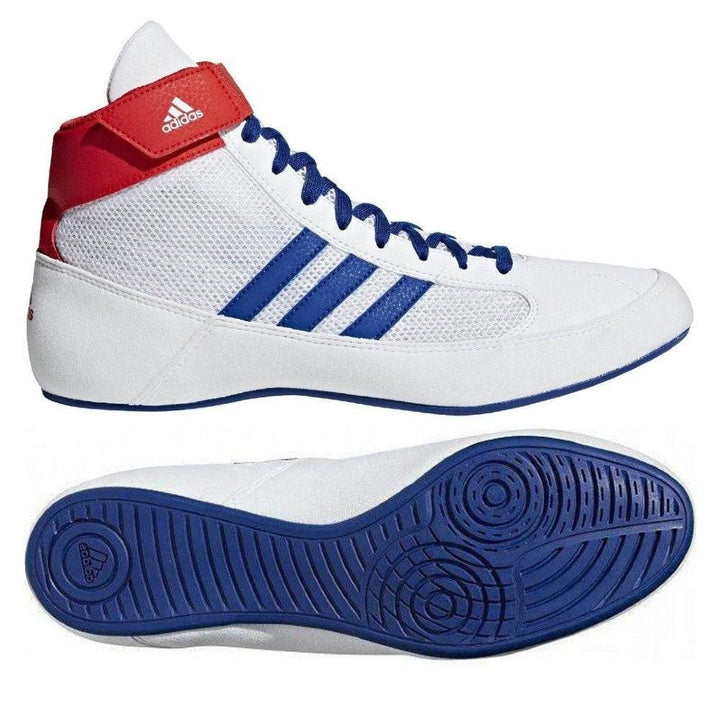 Adidas Havoc Kids Wrestling Boots - White