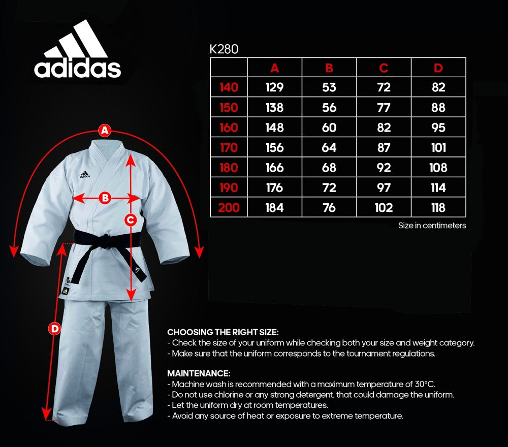 Adidas WKF Trainings Karateanzug Kampfausrustung UK FEUK