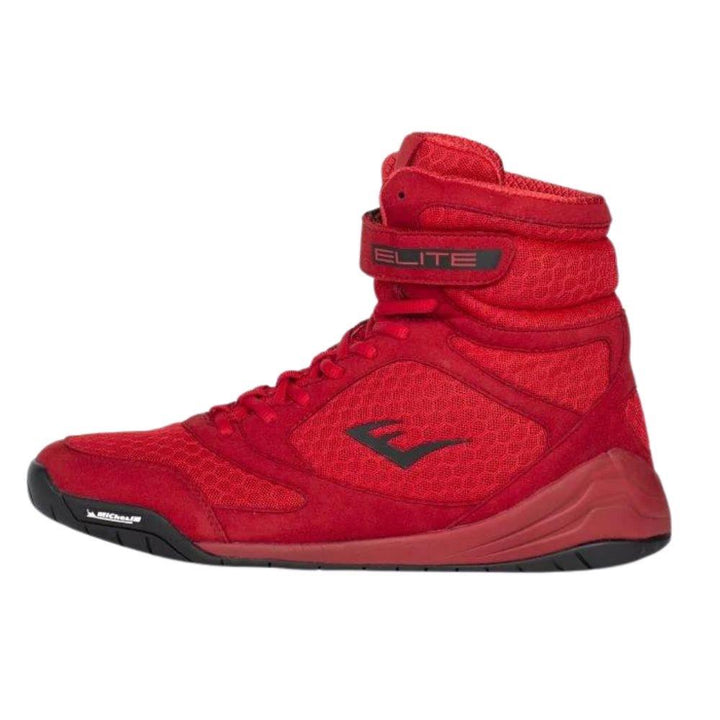 Everlast Elite 2.0 High Top Boxing Boots - Red-Everlast