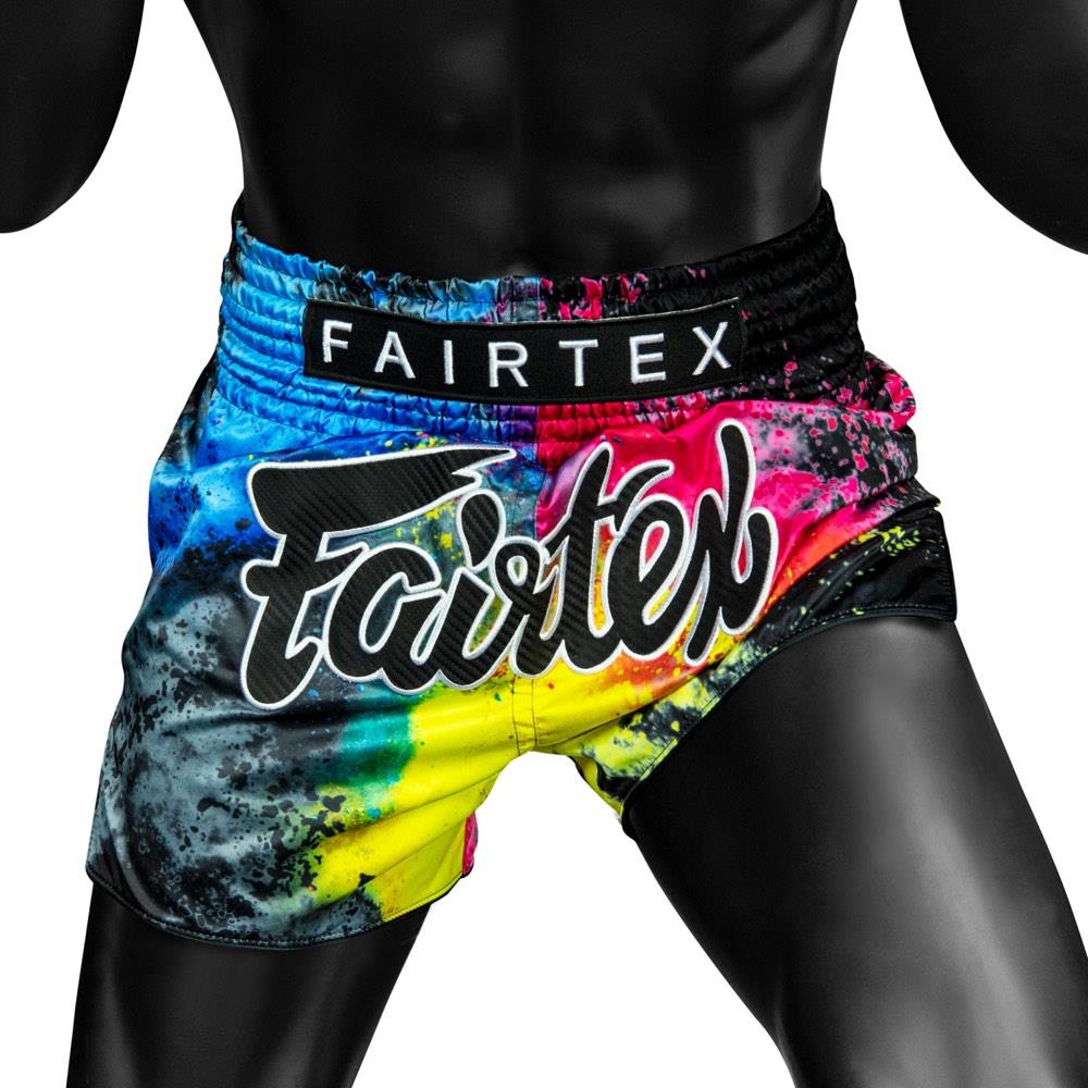 Fairtex Acid Jazz Muay Thai Shorts - Black-Fairtex