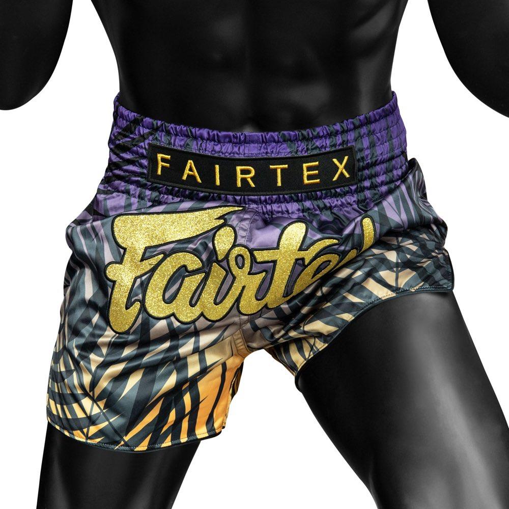 Fairtex Deep Forest Muay Thai Shorts - Purple-Fairtex