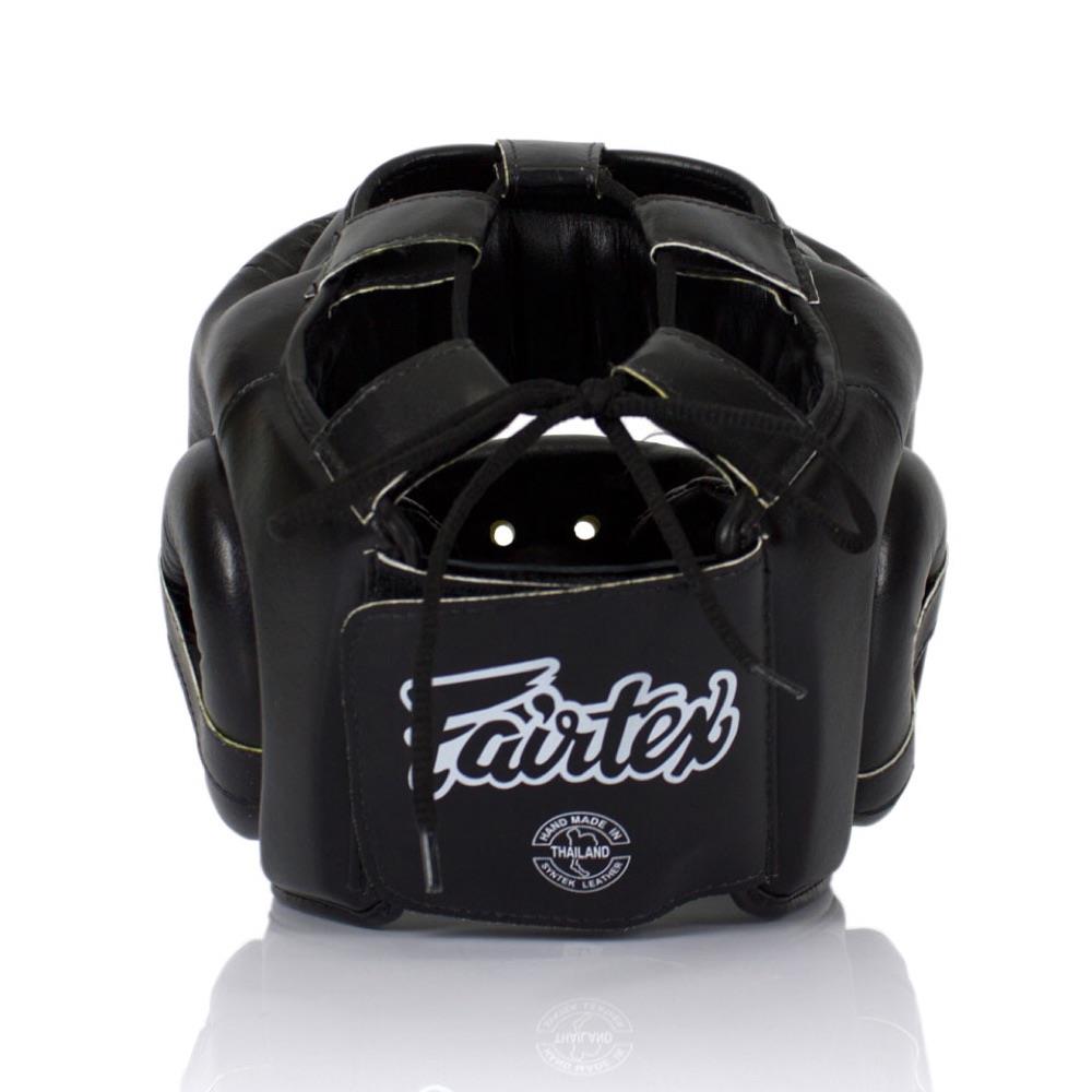 Fairtex Full Face Head Guard - Black-Fairtex