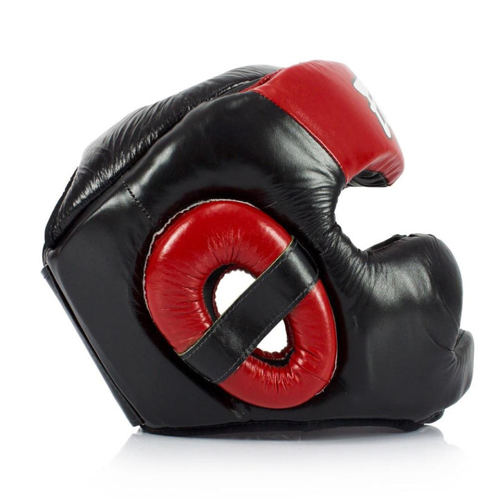 Fairtex Full Face Head Guard - Red-Fairtex