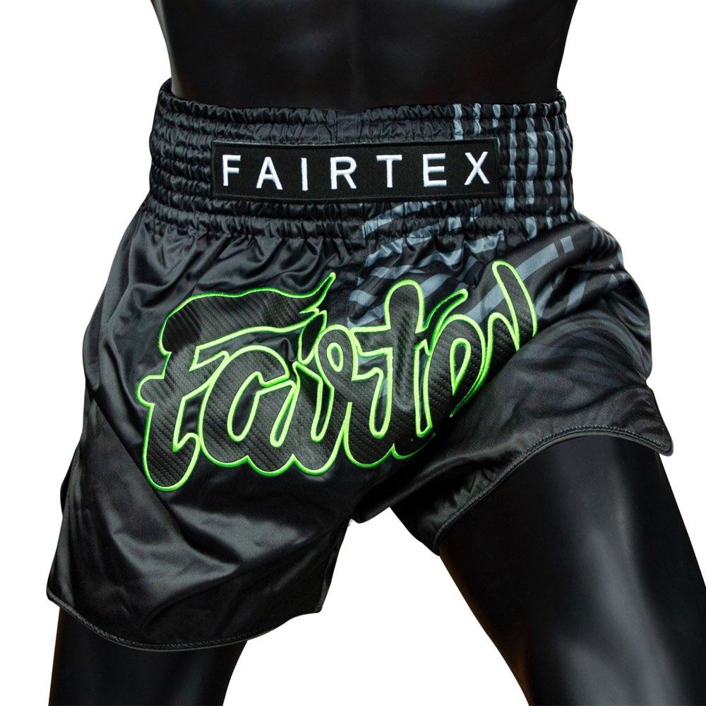 Fairtex Racer Muay Thai Shorts - Black-Fairtex