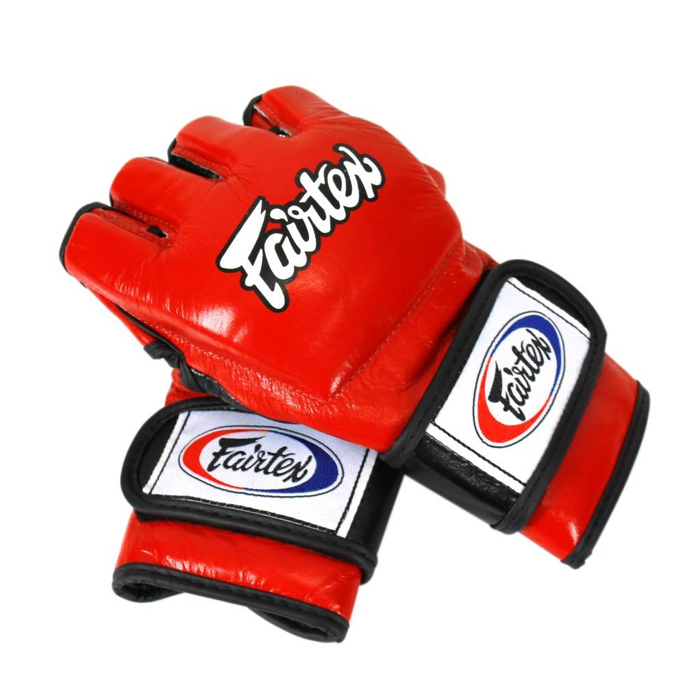 Fairtex Ultimate MMA Fight Gloves - Red-Fairtex