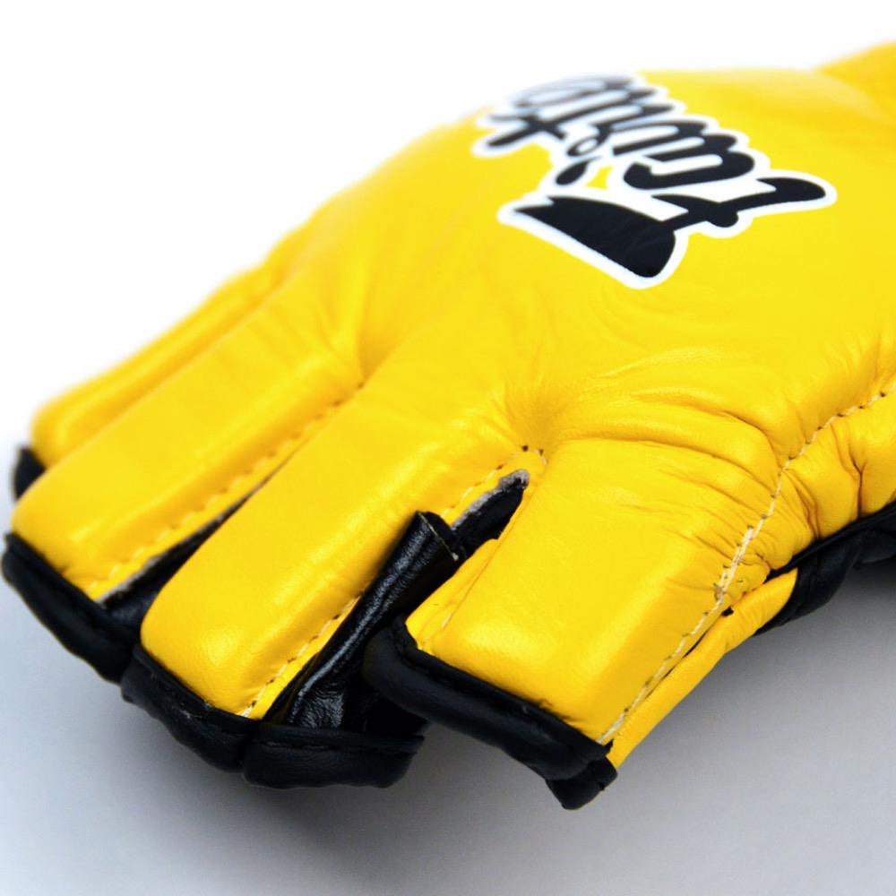 Fairtex Ultimate MMA Fight Gloves - Yellow-Fairtex