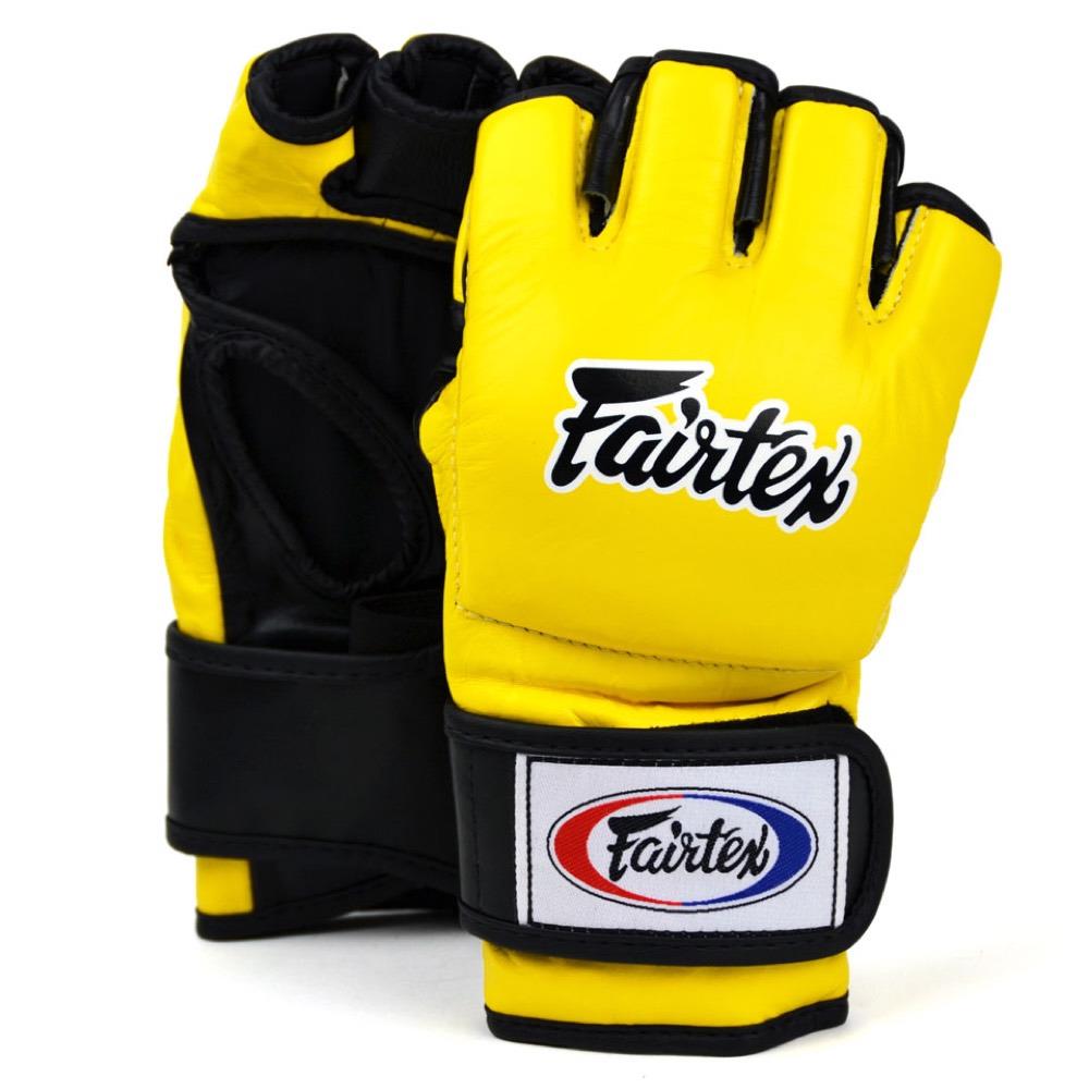 Fairtex Ultimate MMA Fight Gloves - Yellow-Fairtex