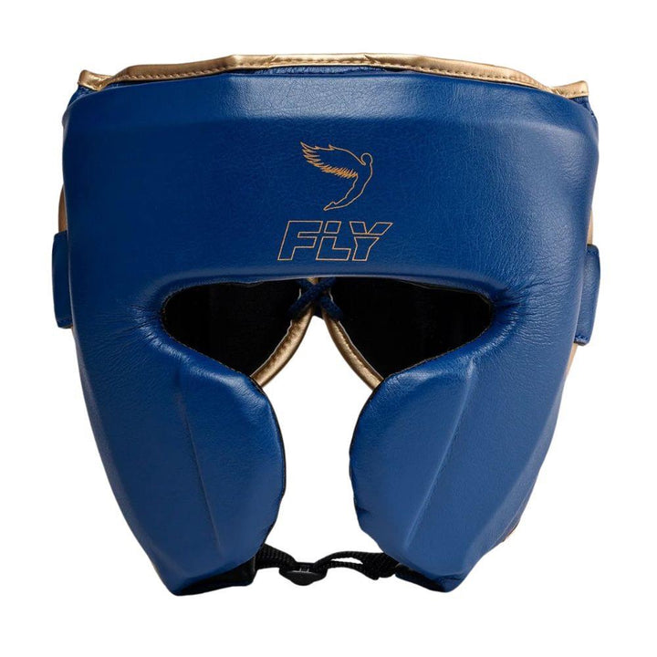 Fly Knight X Head Guard - Navy Blue/Gold-Fly