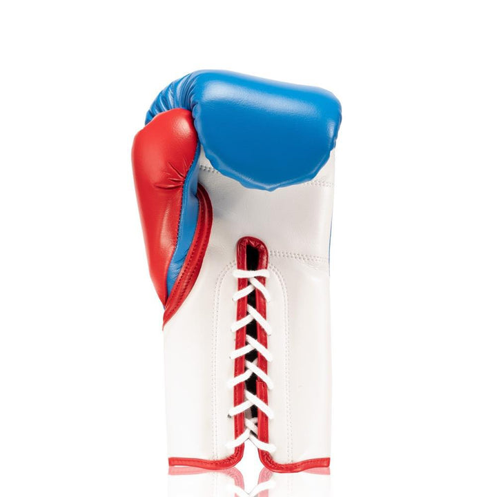 Fly Superlace X Boxing Gloves - Blue/White/Red-FEUK