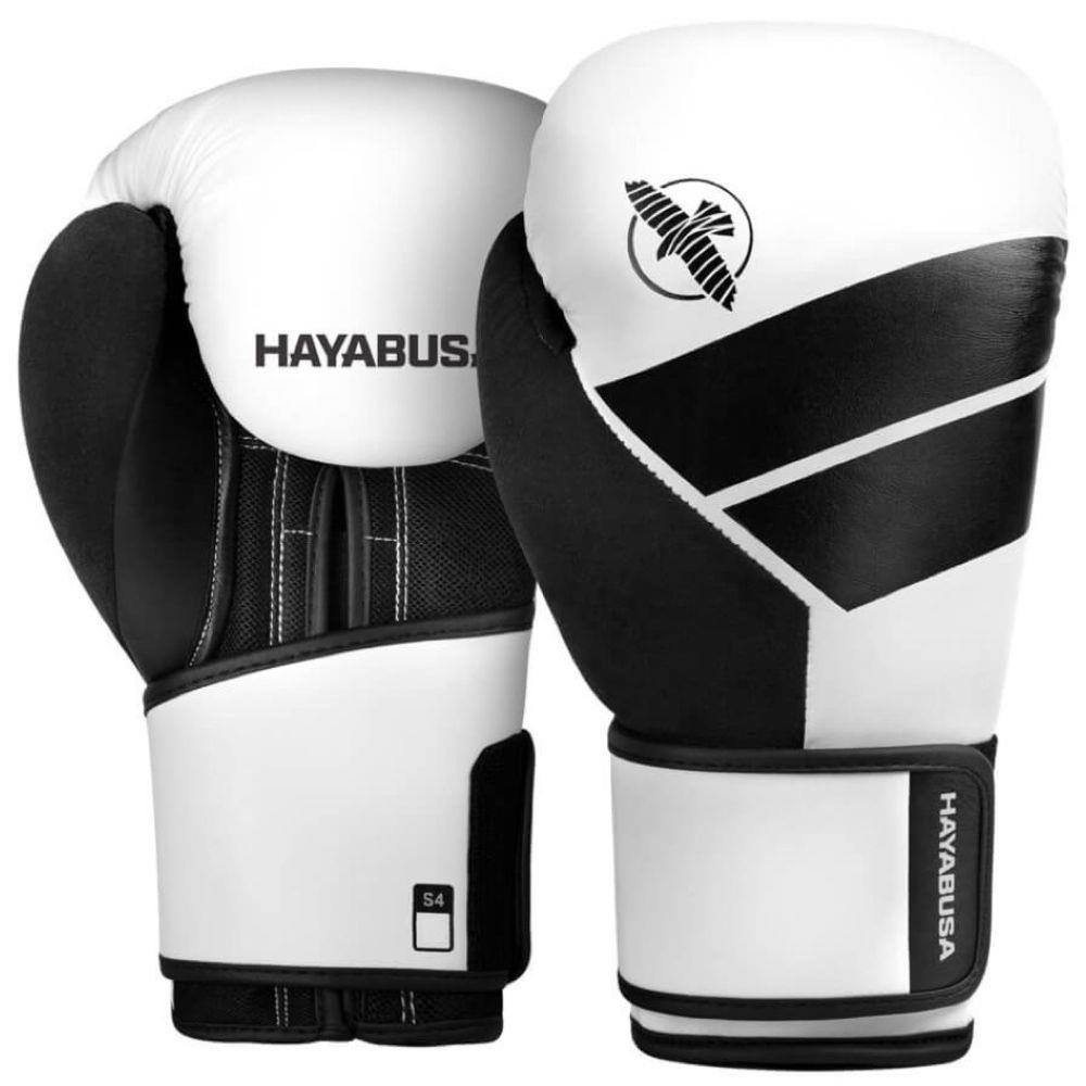 Hayabusa S4 Boxing Gloves - White-Hayabusa