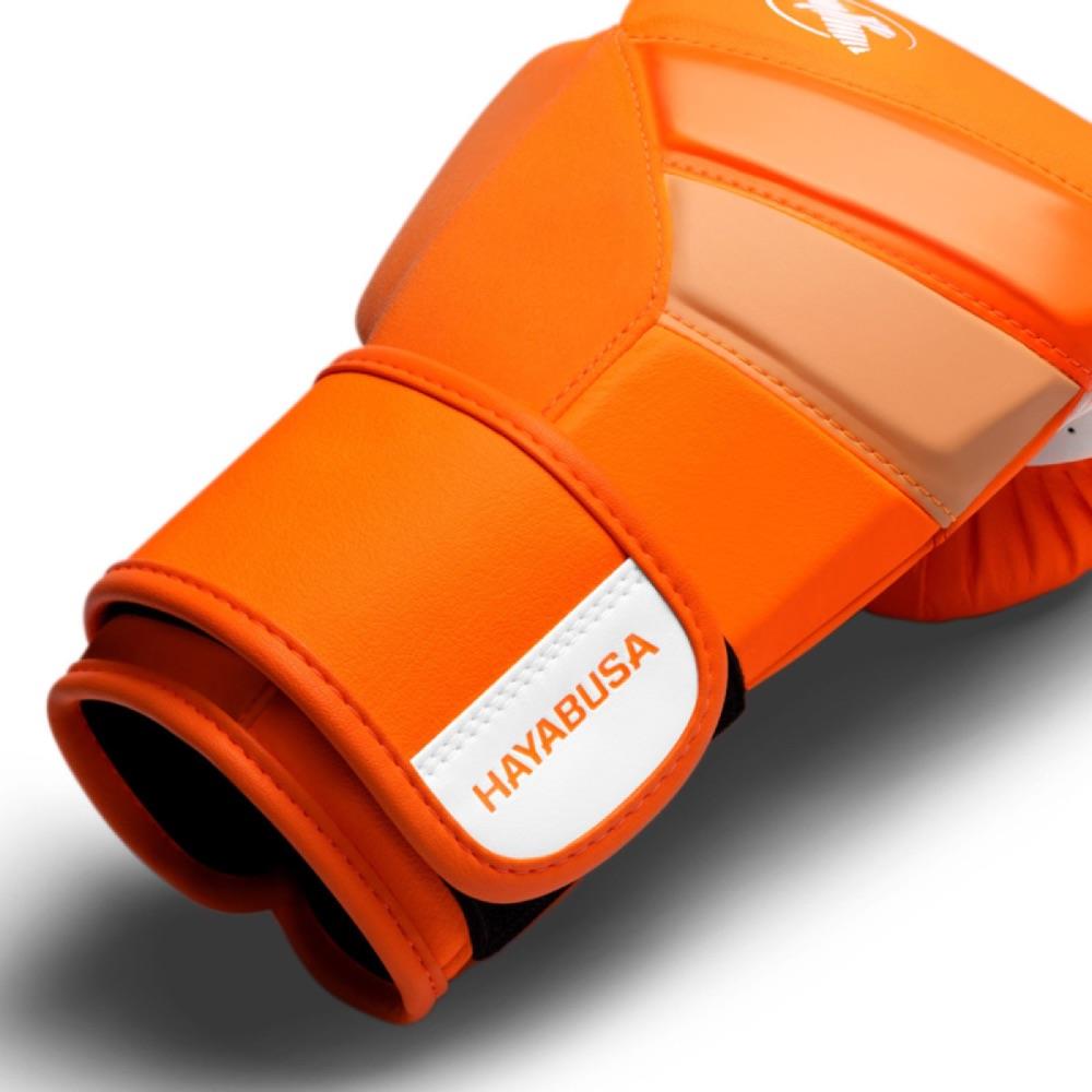 Hayabusa T3 Neon Boxing Gloves - Orange-Hayabusa