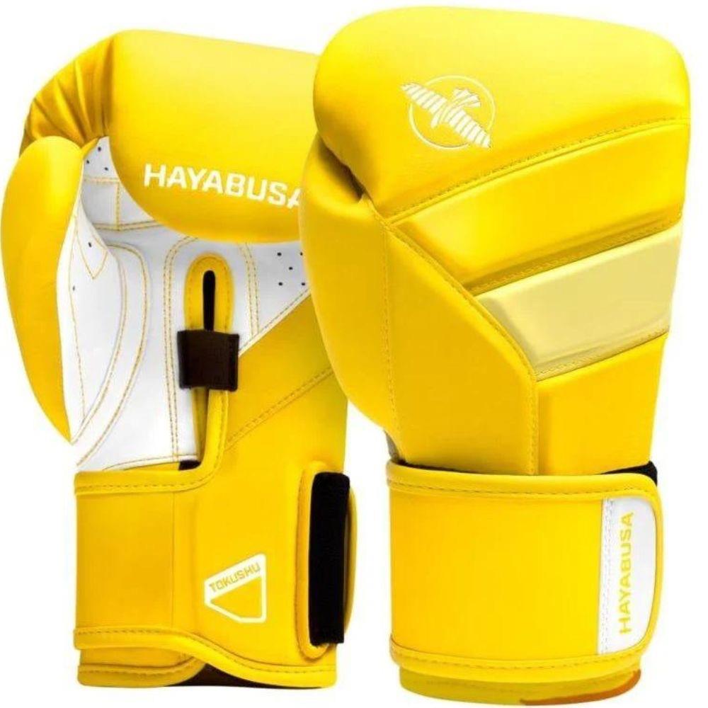 Hayabusa T3 Neon Boxing Gloves - Yellow-Hayabusa