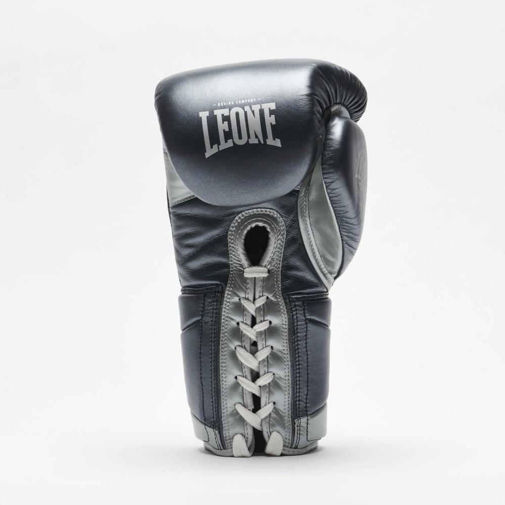 Leone Authentic Lace Boxing Gloves - Grey-Leone 1947