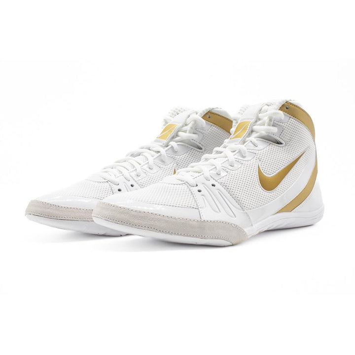 Nike Freek Wrestling Boxing Boots - White/Gold-Nike