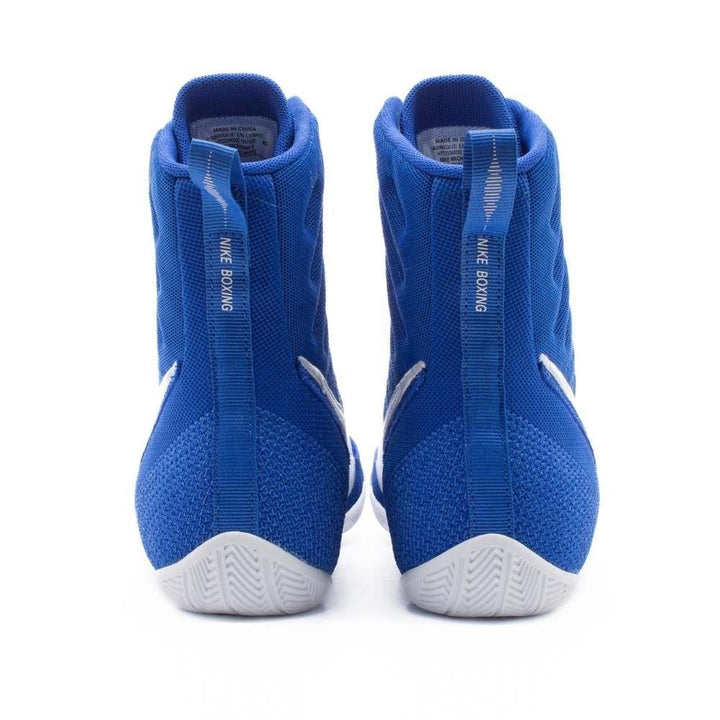 Nike Machomai 3 Boxing Boots - Blue/White - Free Socks-Nike