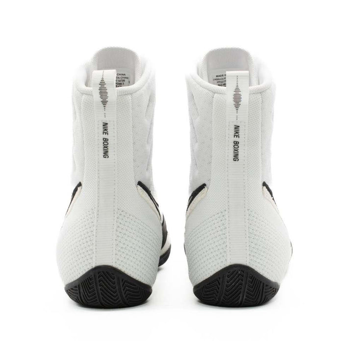 Nike Machomai 3 Boxing Boots - White/Black - Free Socks-Nike