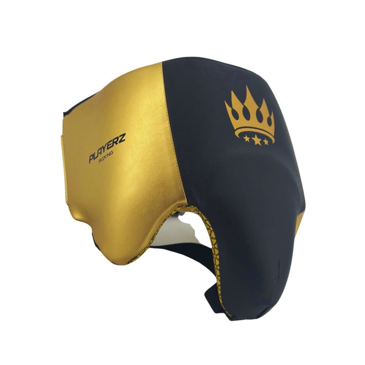 Playerz Power Groin Guard - Black/Gold-Playerz Boxing