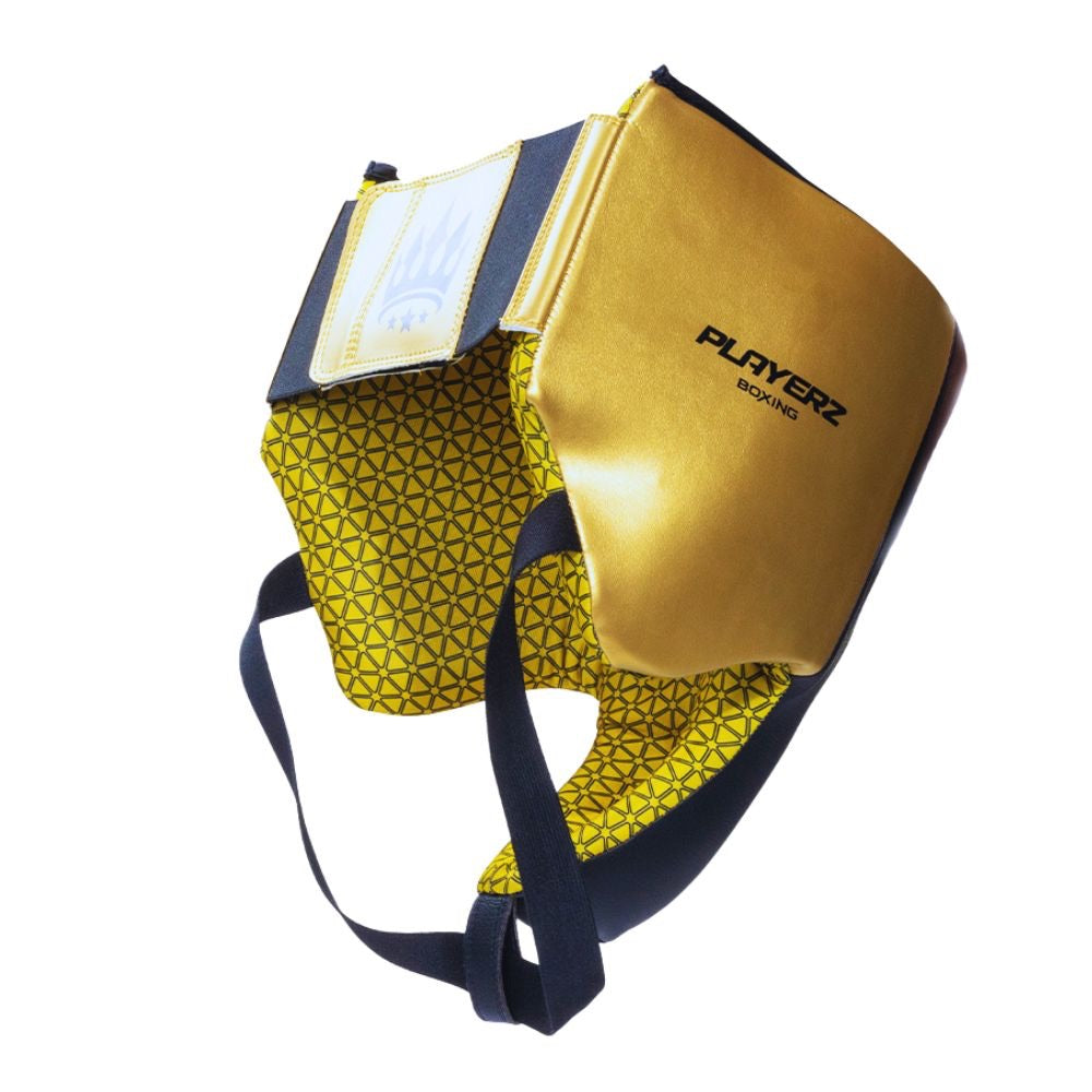 Playerz Power Groin Guard - Black/Gold-Playerz Boxing