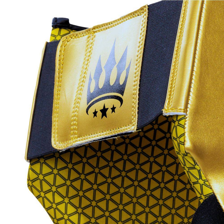 Playerz Power Groin Guard - White/Gold-Playerz Boxing