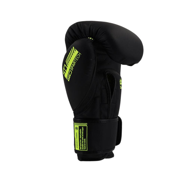 Playerz SparTech Boxing Gloves - Black/Neon-Playerz Boxing