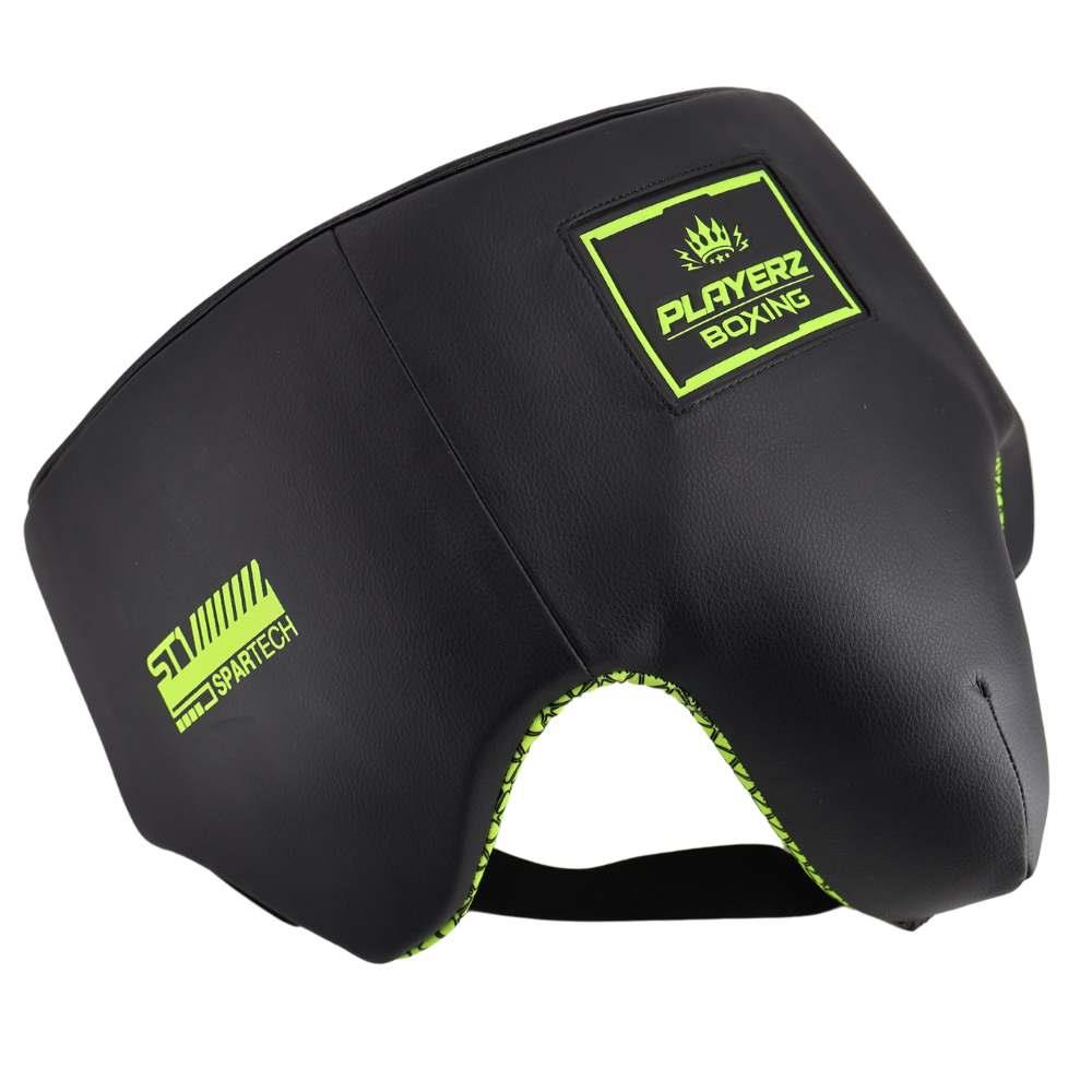 Playerz SparTech Boxing Groin Guard - Neon Green-Playerz Boxing