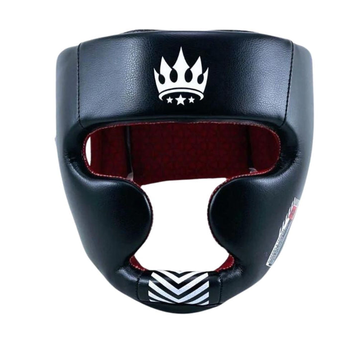 Playerz SparTech Head Guard - Black/White-Playerz Boxing