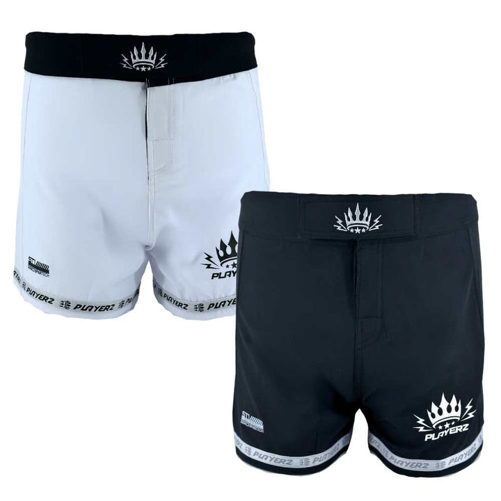 Playerz SparTech High Cut MMA Shorts-Playerz Boxing