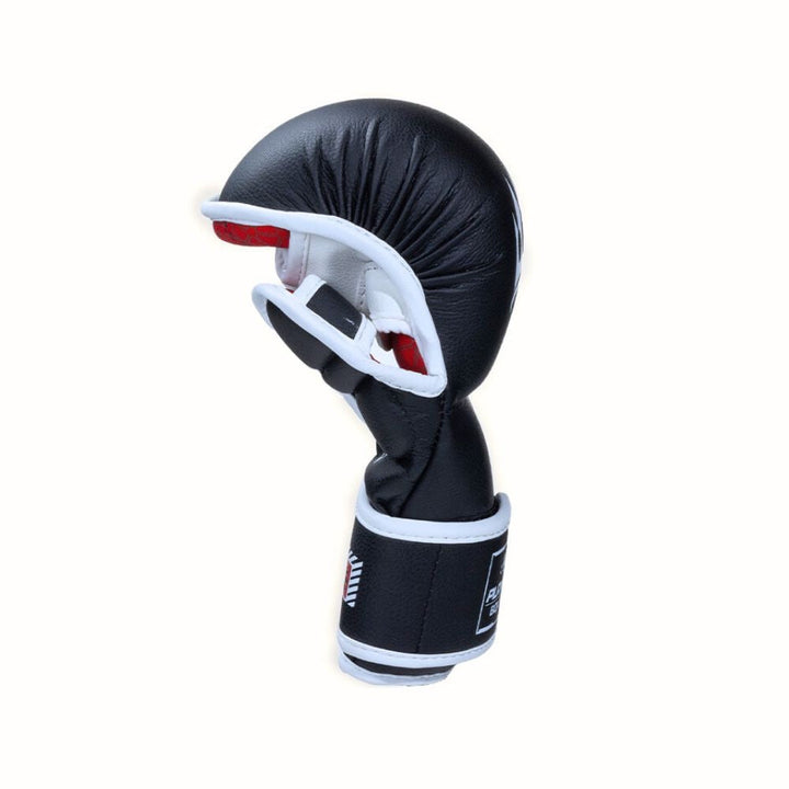 Playerz SparTech MMA Sparring Gloves - Black/White-Playerz Boxing