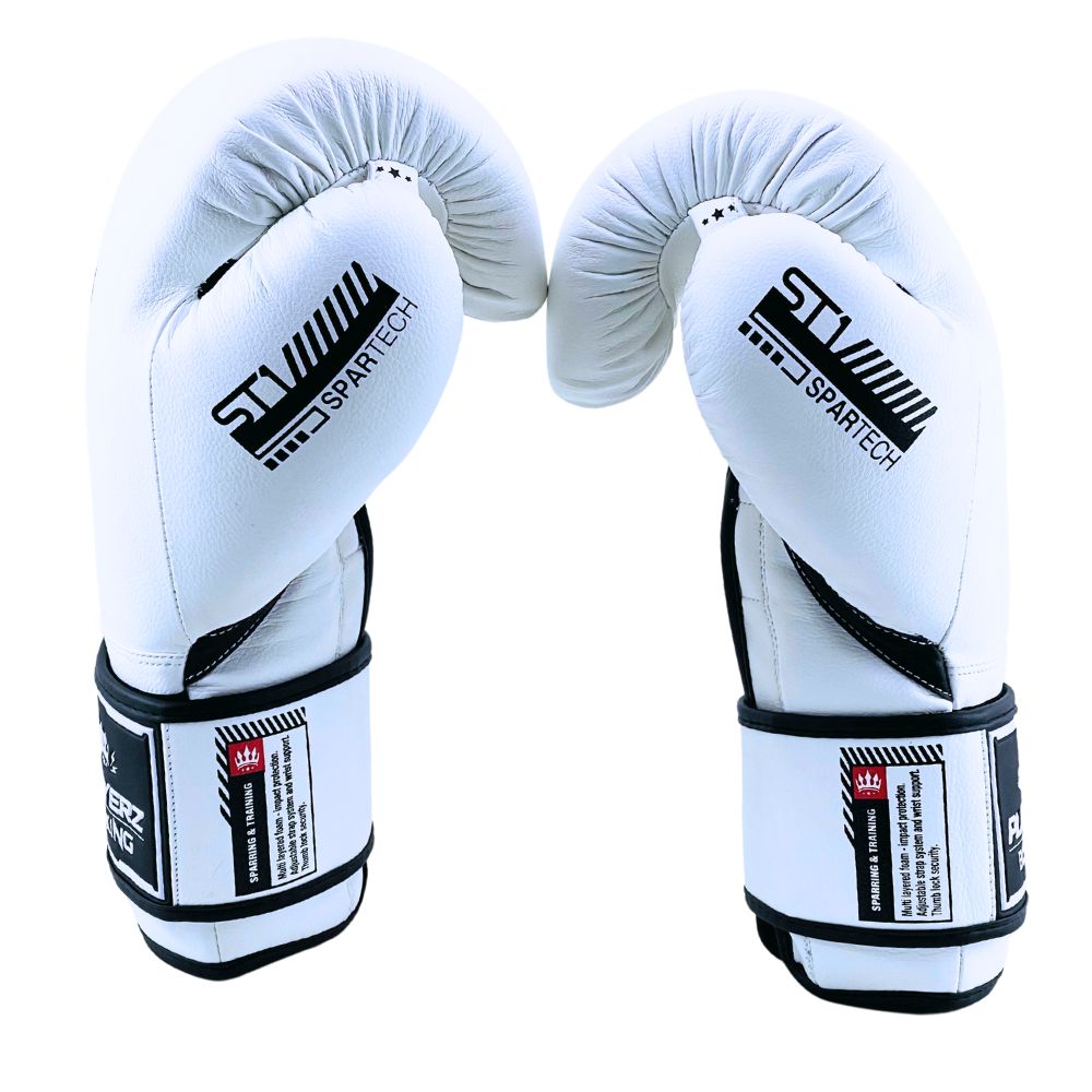 Playerz SparTech Muay Thai Set - White-Playerz Boxing