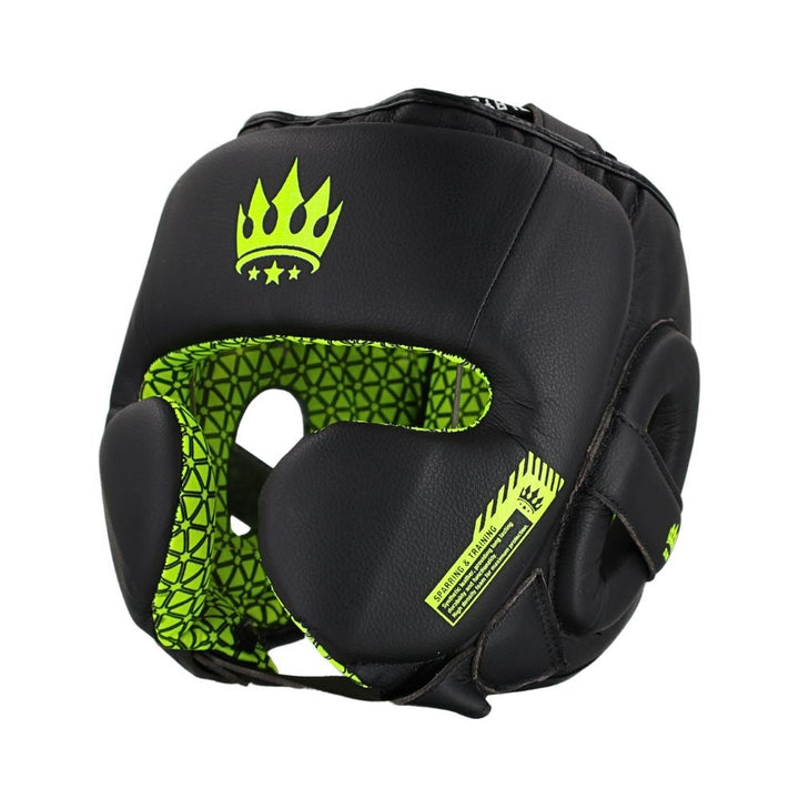 Playerz SparTech Pro Head Guard - Black/Neon-Playerz Boxing