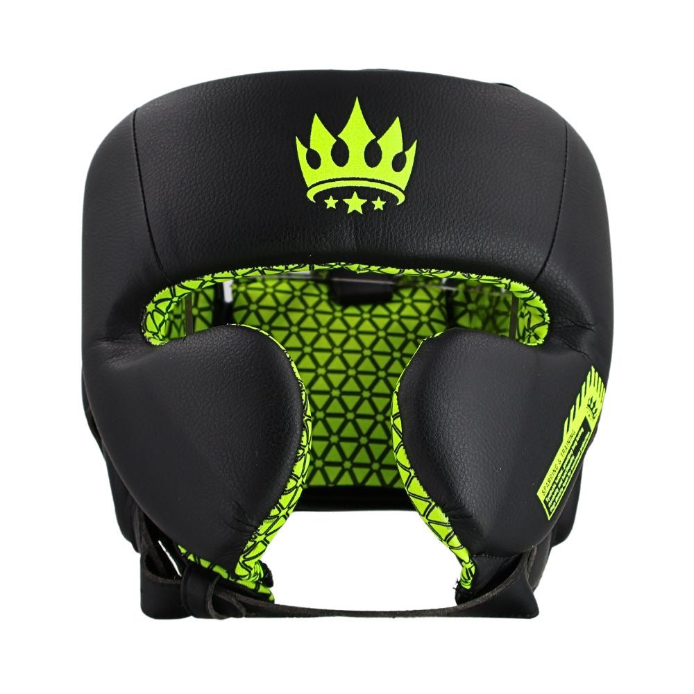 Playerz SparTech Pro Head Guard - Black/Neon-Playerz Boxing