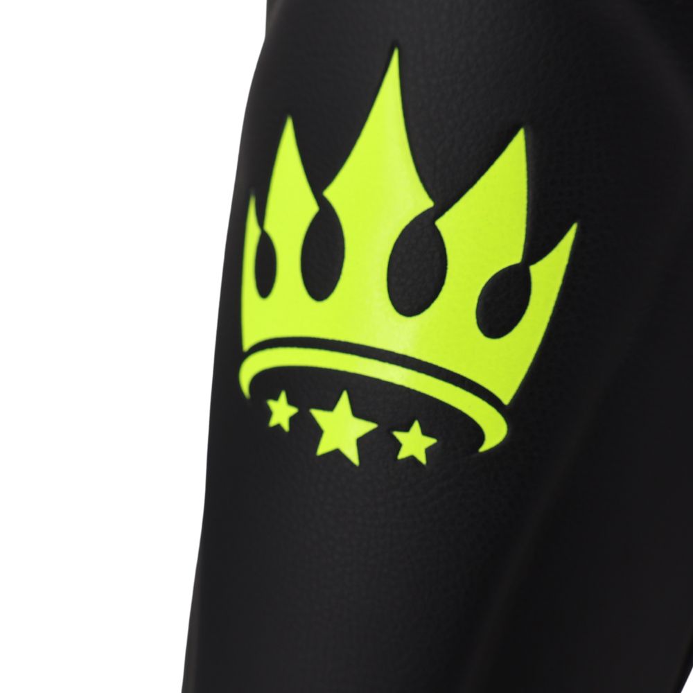 Playerz SparTech Shin Guards - Black/Neon-Playerz Boxing