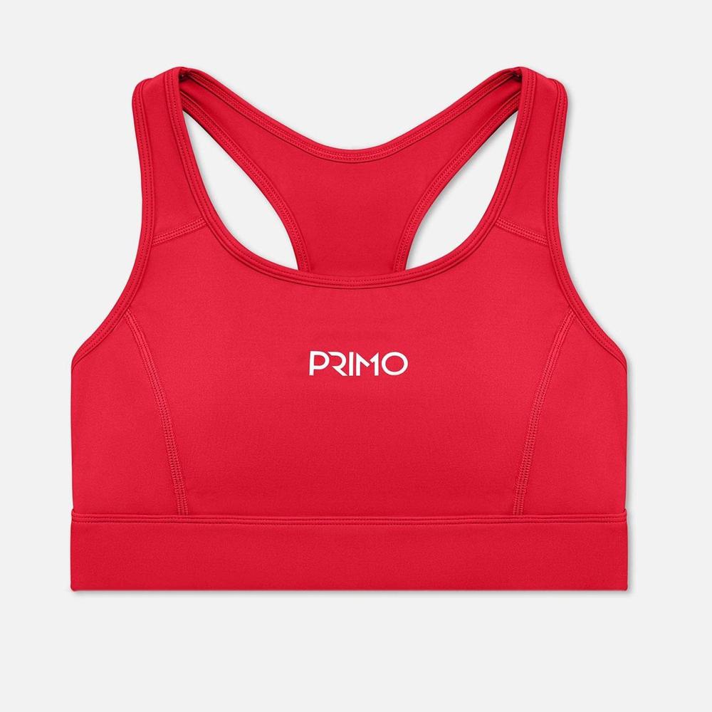 Primo Air Sports Bra - Red-Primo