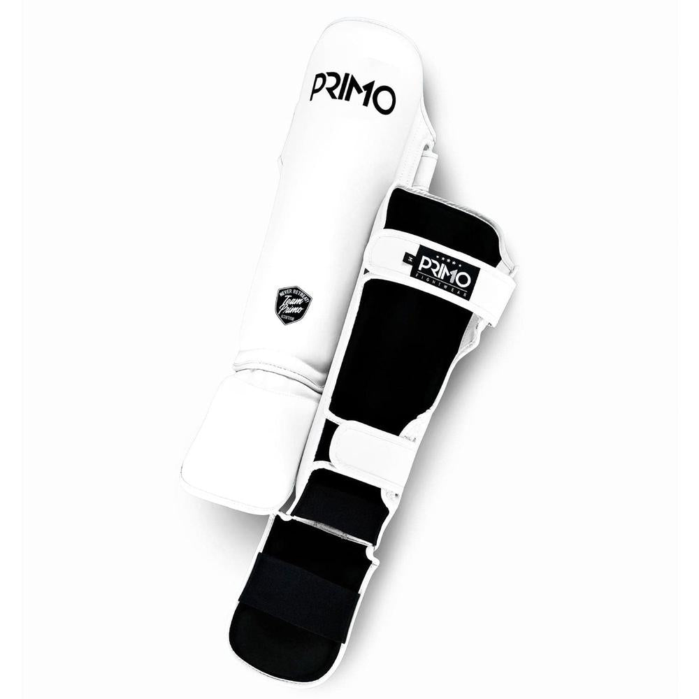 Primo Classic Muay Thai Shinguard - White-Primo