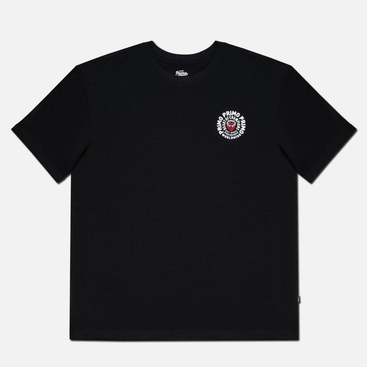 Primo Heart Of Champions Cotton T-Shirt - Black-Primo