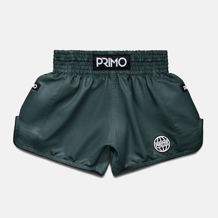 Primo Muay Thai Shorts - Alta Series - Forest Green-Primo