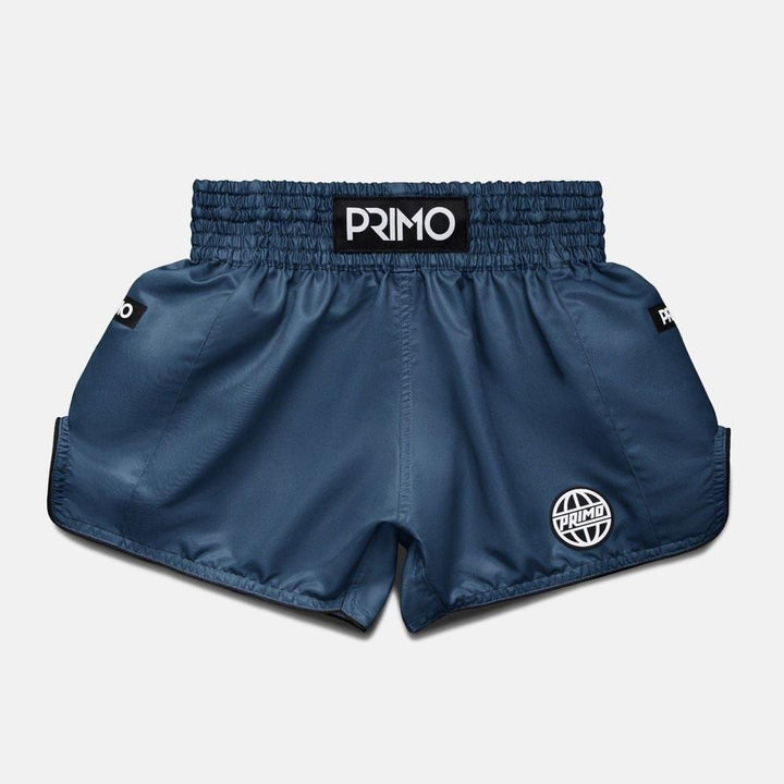 Primo Muay Thai Shorts - Alta Series - Steel Blue-Primo