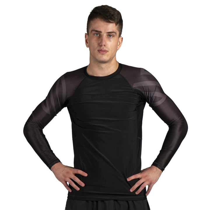 Sanabul Essential Long Sleeve BJJ Rash Guard-Sanabul