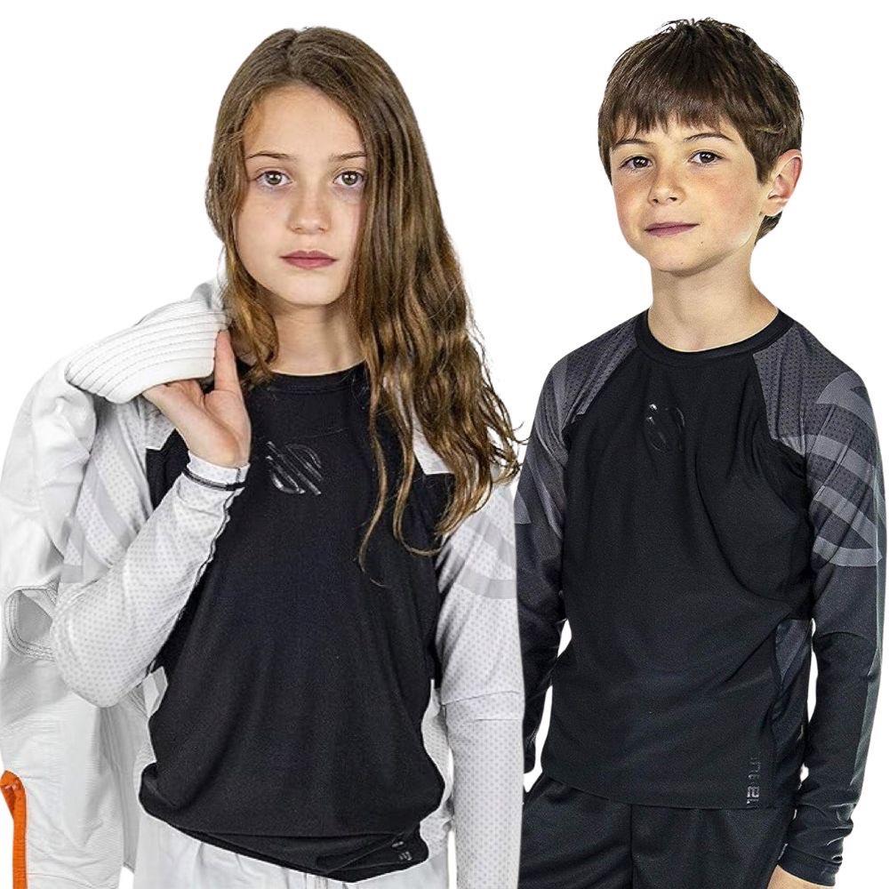 Sanabul Essential Kids BJJ Rash Guard-Sanabul