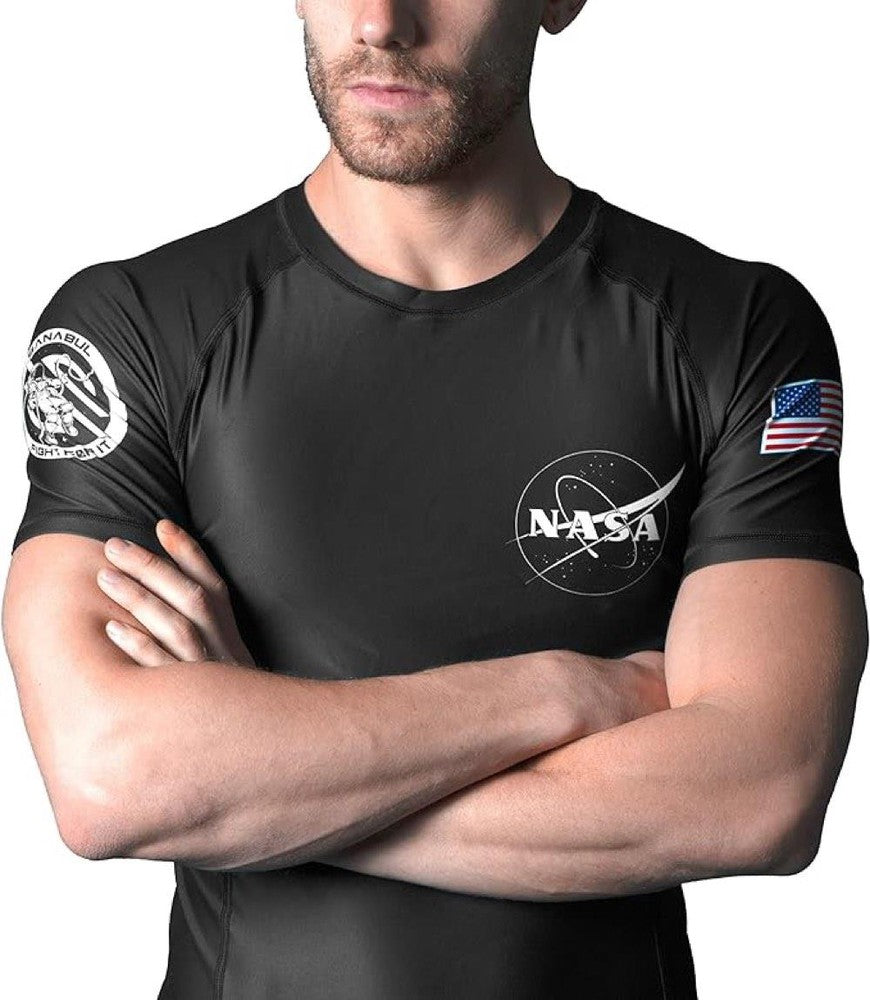 Sanabul NASA Short Sleeve BJJ Rash Guard-Sanabul