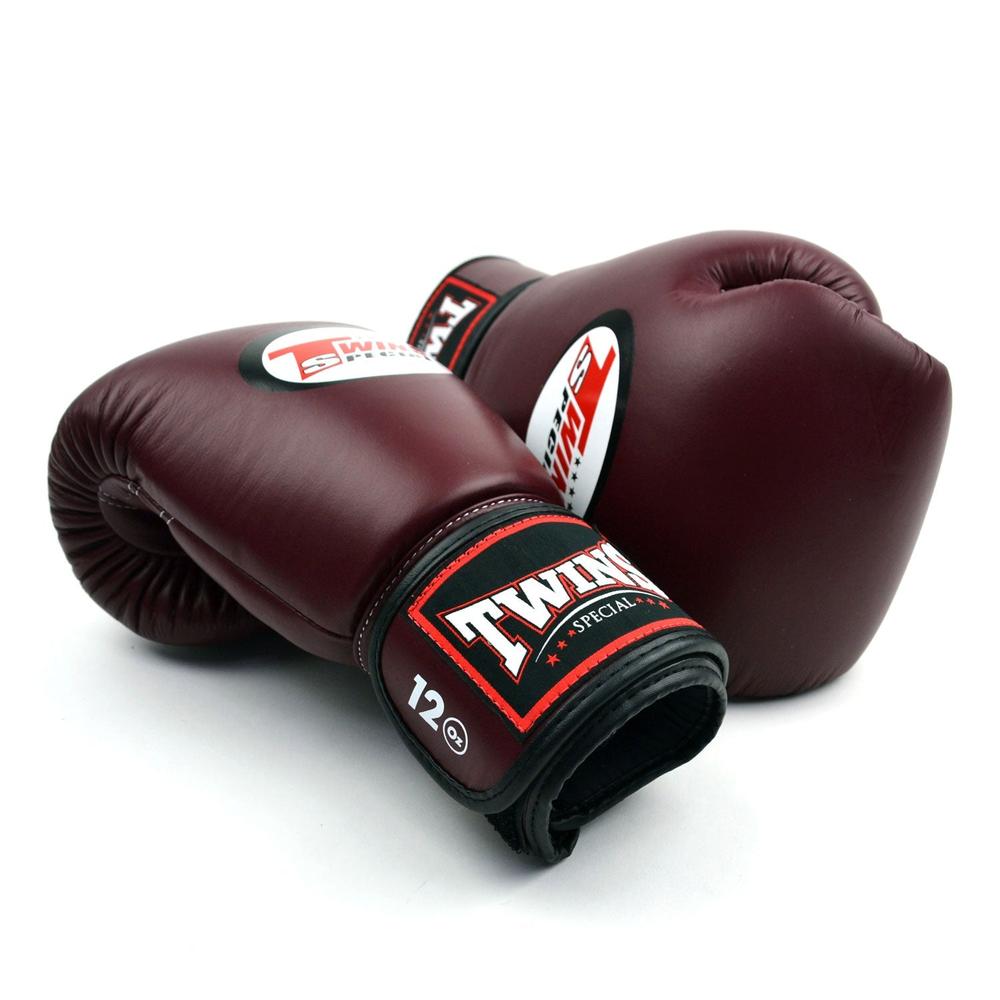 Twins BGVL4 Boxing Gloves - Maroon-Twins