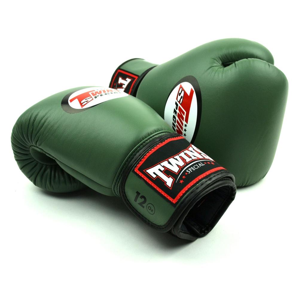 Twins BGVL4 Boxing Gloves - Olive-Twins